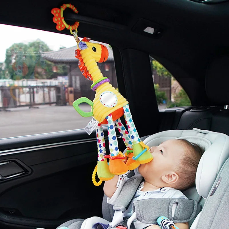 Soft Animal Handbell Toys WIth Teether - infant2eleven