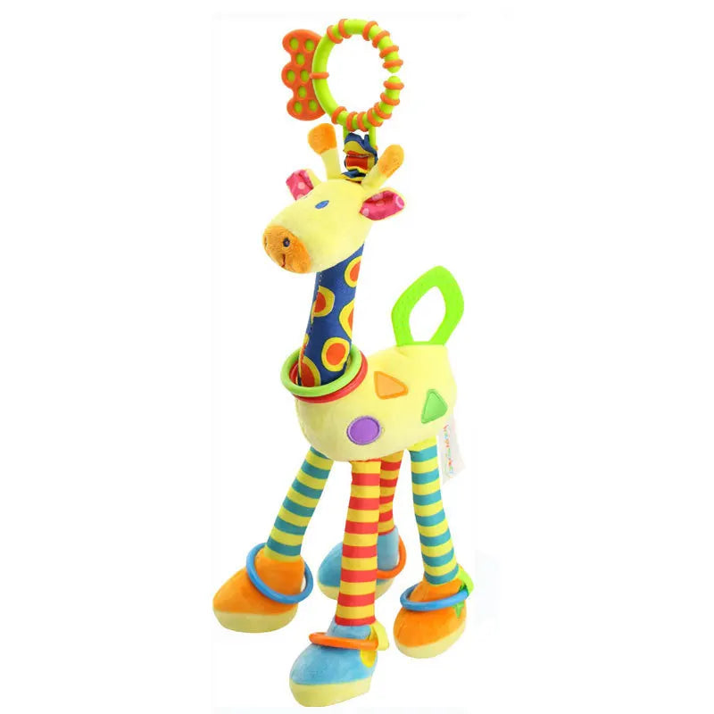 Soft Animal Handbell Toys WIth Teether - infant2eleven