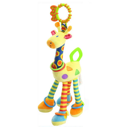 Soft Animal Handbell Toys WIth Teether - infant2eleven