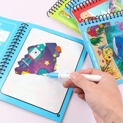 NEW Kids Magic Water Drawing Coloring Books - infant2eleven
