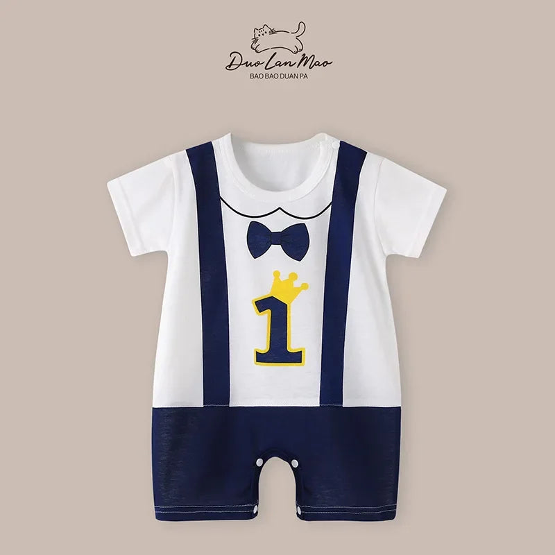 Summer Cartoon Baby Romper - infant2eleven