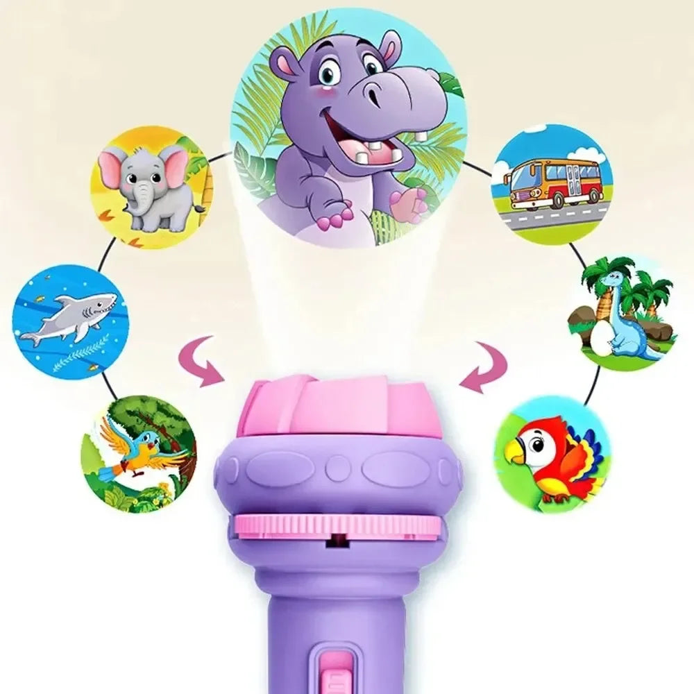 Cartoon Projection Flashlight - infant2eleven