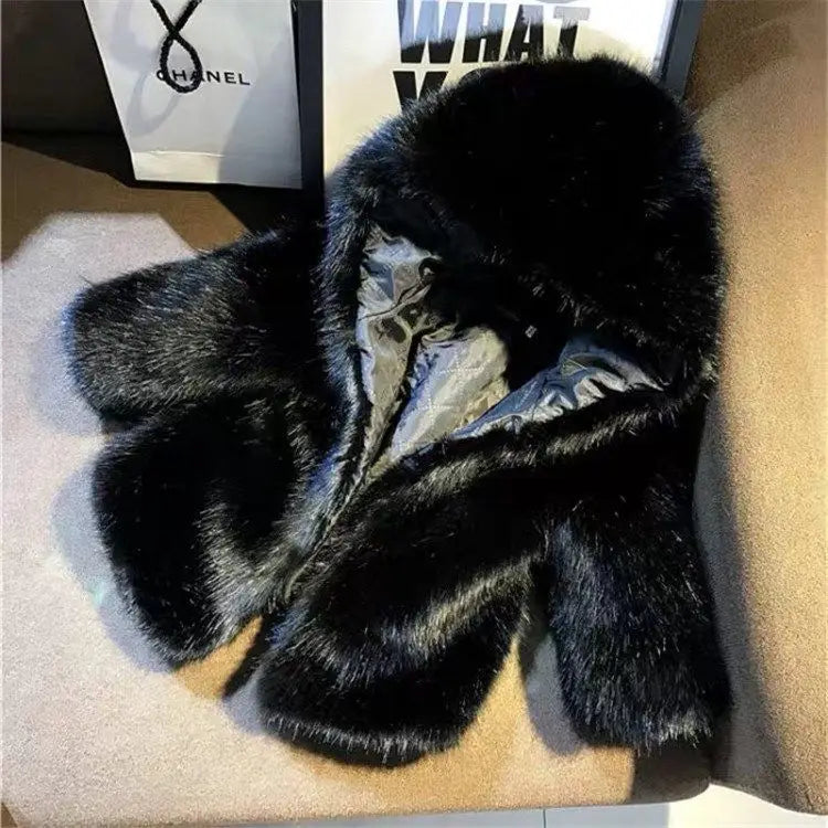 Winter Fashion Faux Fur Coat - infant2eleven
