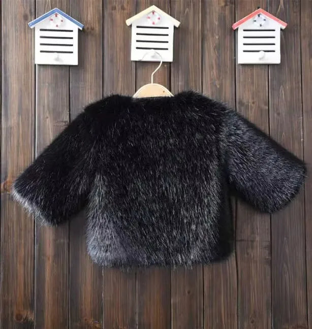 Winter Fashion Faux Fur Coat - infant2eleven