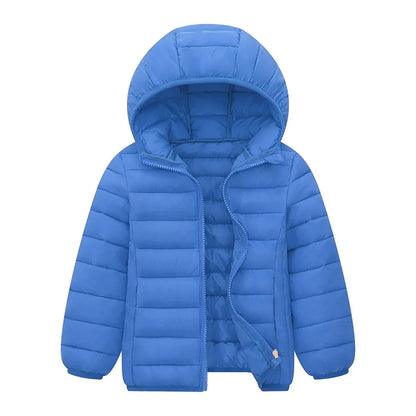 Lightweight Autumn Winter Coats with Hoodie... - infant2eleven