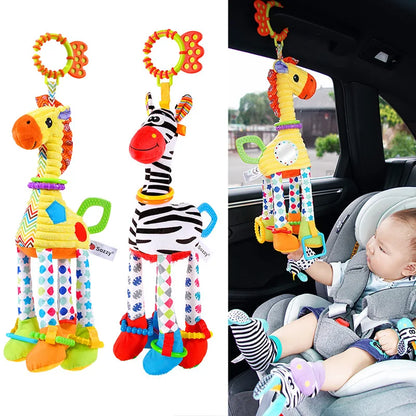 Soft Animal Handbell Toys WIth Teether - infant2eleven