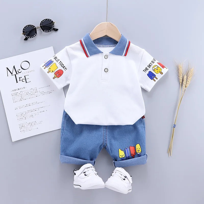 Cute Summer Infant/Toddler Short Set - infant2eleven