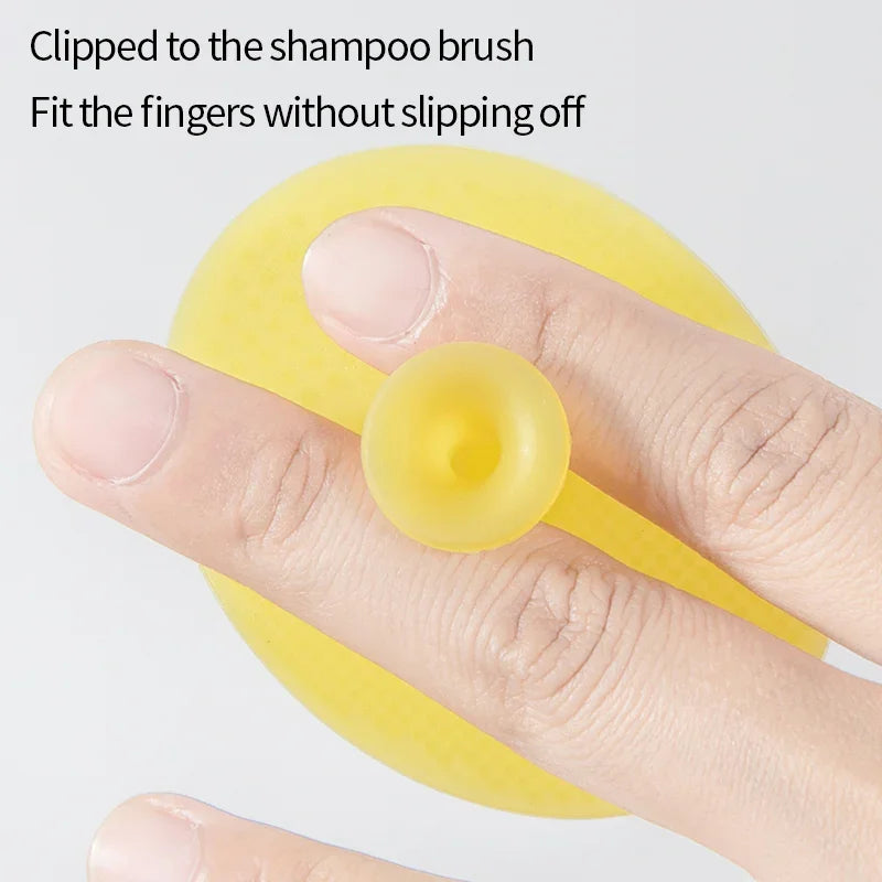 Soft Silicone Baby Shampoo Brush - infant2eleven