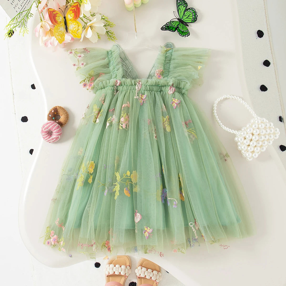 Butterfly Wing Princess Dress - infant2eleven