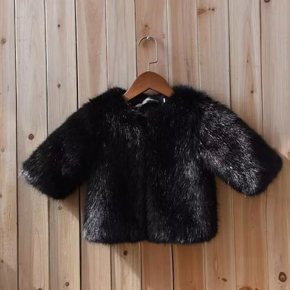 Winter Fashion Faux Fur Coat - infant2eleven
