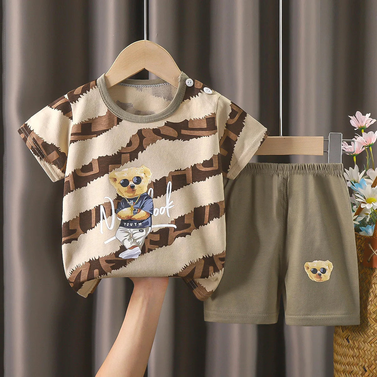 Summer Cartoon T-Shirt Set - infant2eleven