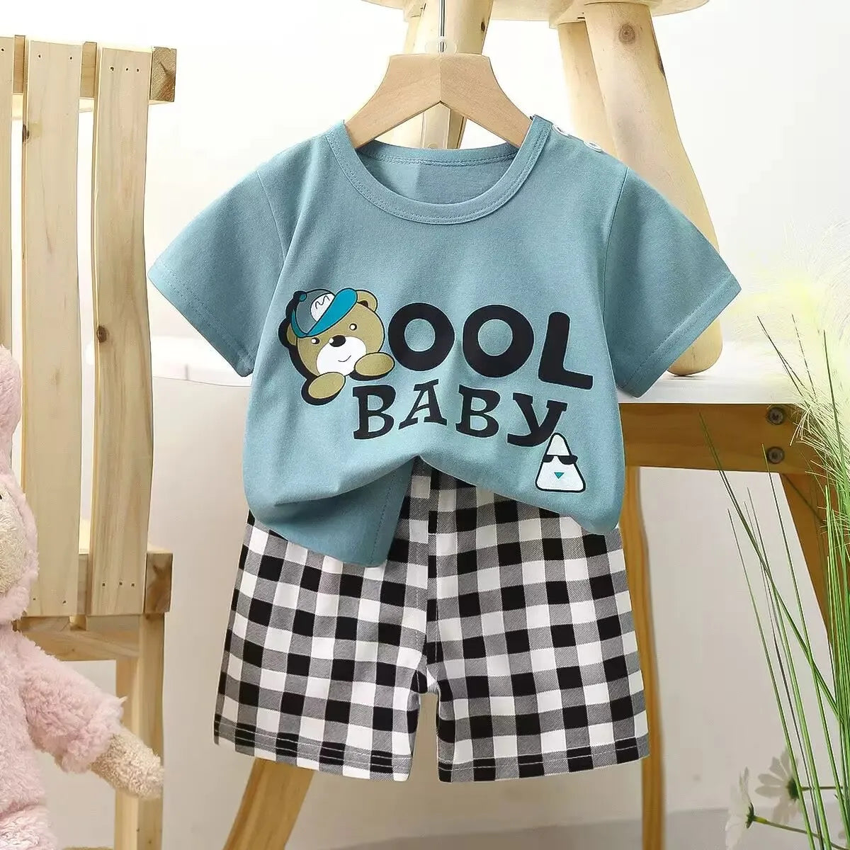 Summer Cartoon T-Shirt Set - infant2eleven