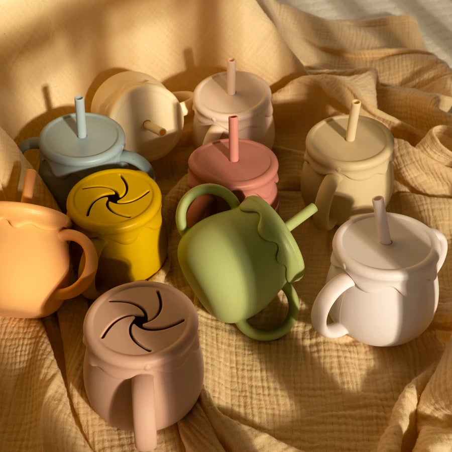 Silicone Baby Sippy Cup - infant2eleven