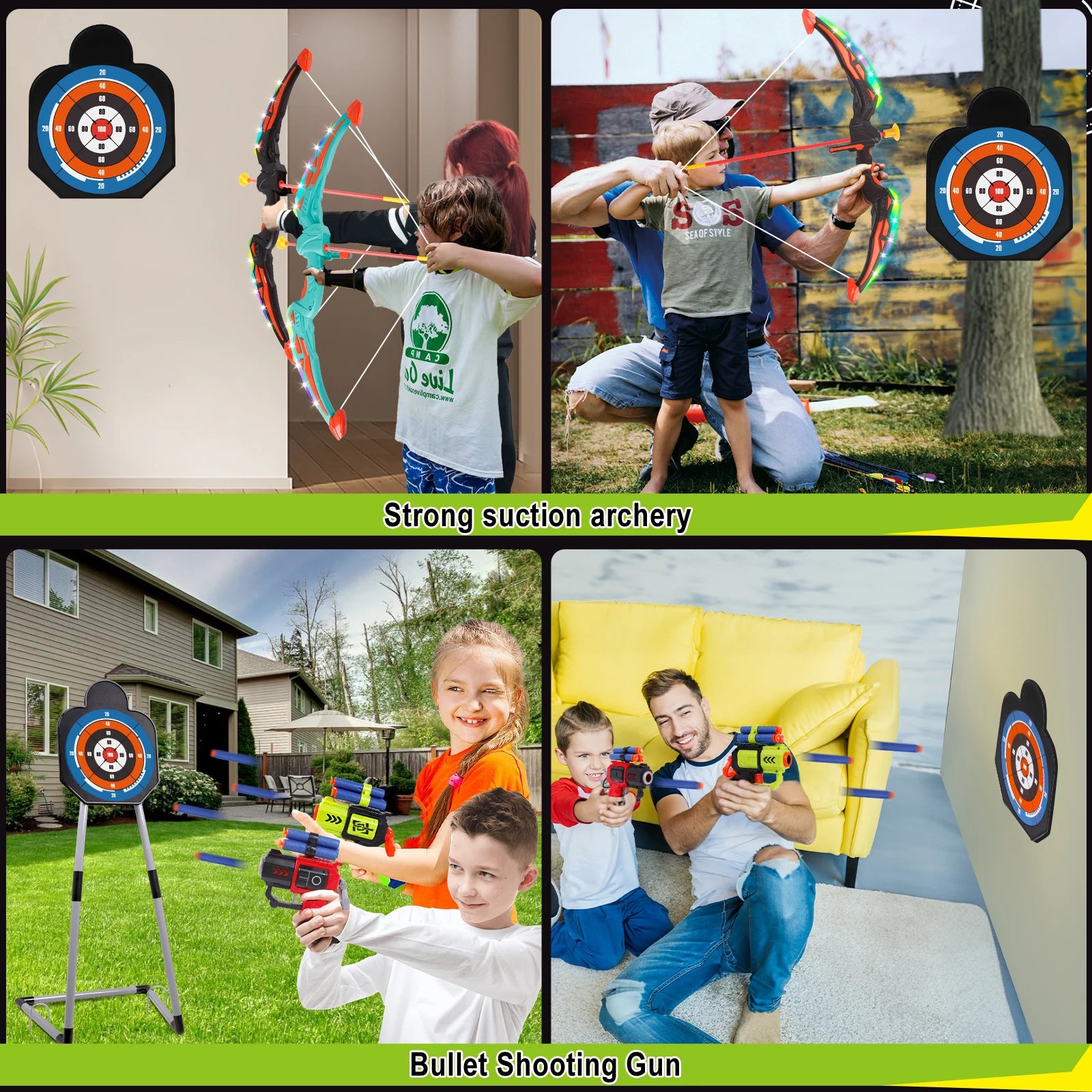 Archery Set with Standing Target - infant2eleven