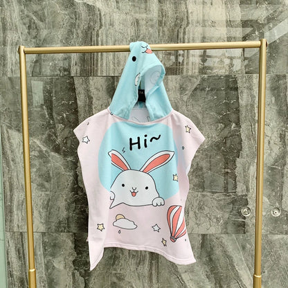 Cartoon Hooded Baby Bath Towel - infant2eleven
