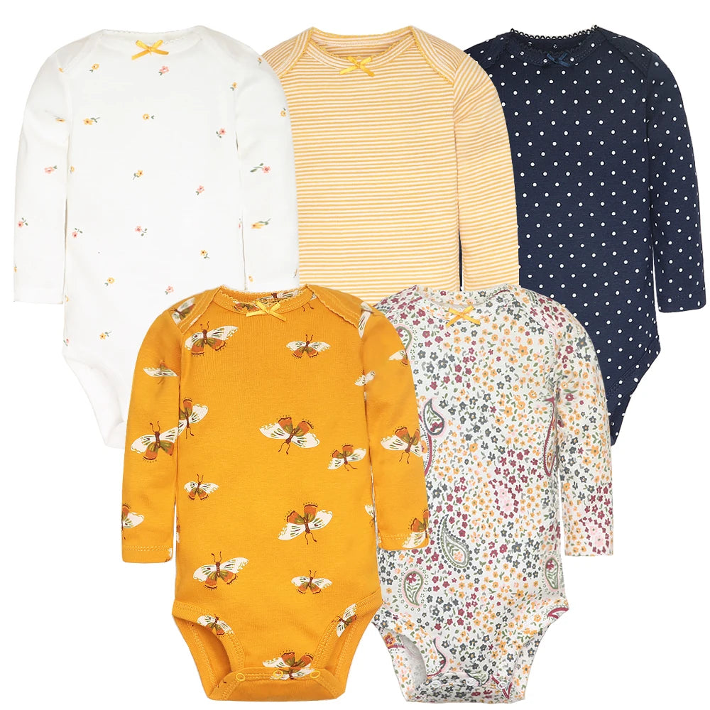 100% Cotton Newborn Cartoon Jumpsuits (5 Piece ) - infant2eleven