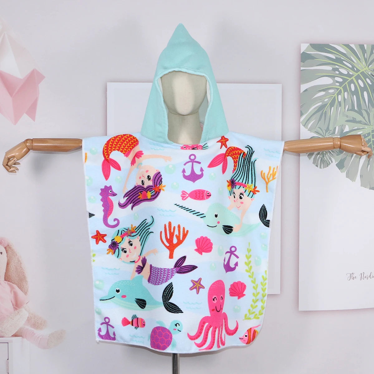 Cartoon Hooded Baby Bath Towel - infant2eleven