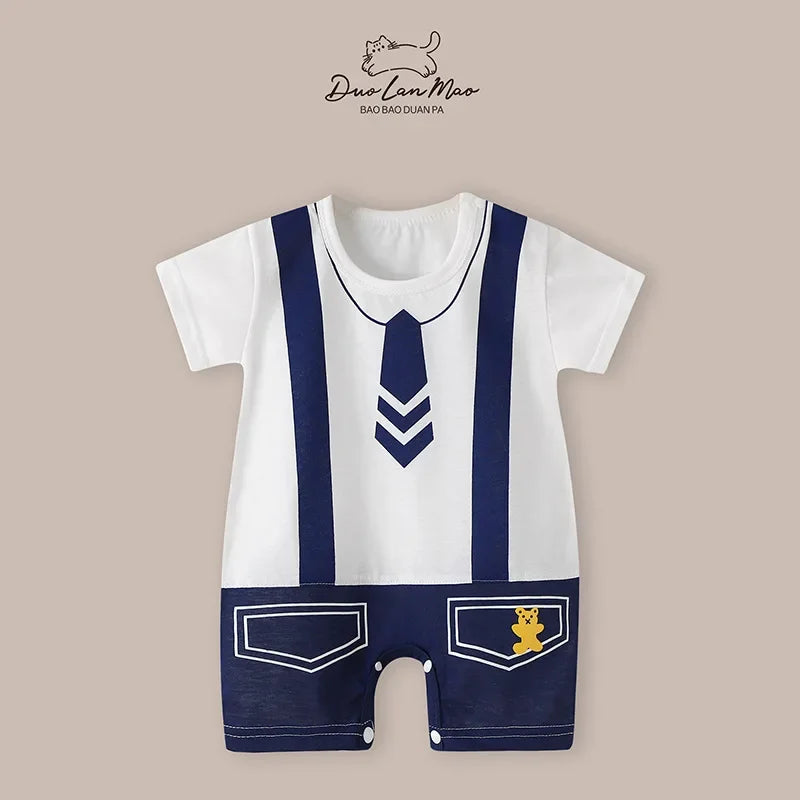 Summer Cartoon Baby Romper - infant2eleven