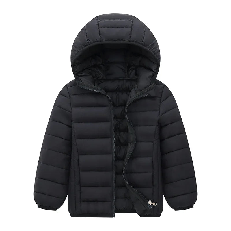 Lightweight Autumn Winter Coats with Hoodie... - infant2eleven