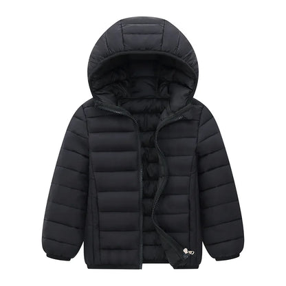 Lightweight Autumn Winter Coats with Hoodie... - infant2eleven