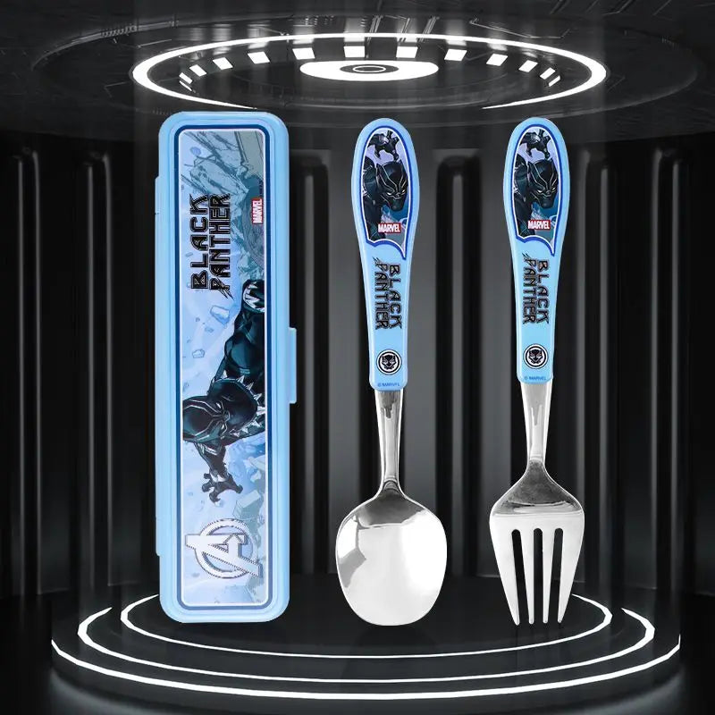 Marvel Children's Stainless Steel Spoon & Fork Cutlery Set - infant2eleven