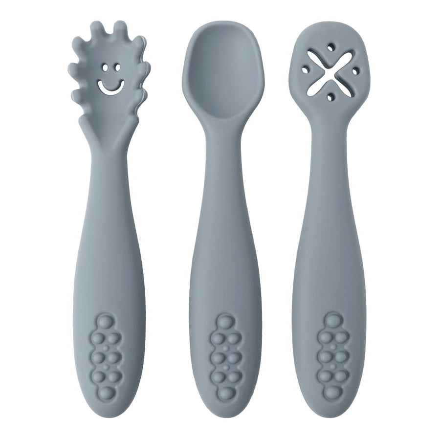 3PCS Baby Silicone Spoon Set - infant2eleven