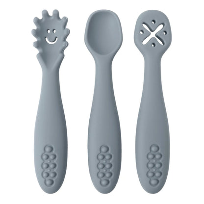 3PCS Baby Silicone Spoon Set - infant2eleven