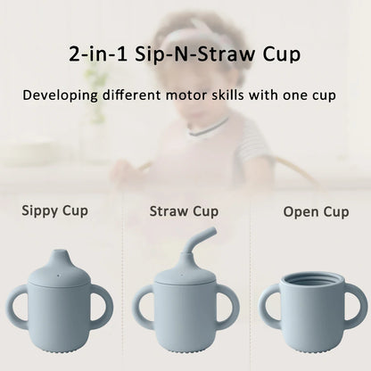 Silicone Straw Cup - infant2eleven