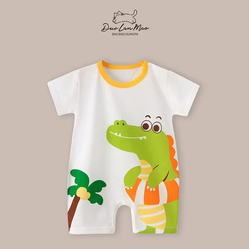 Summer Cartoon Baby Romper - infant2eleven