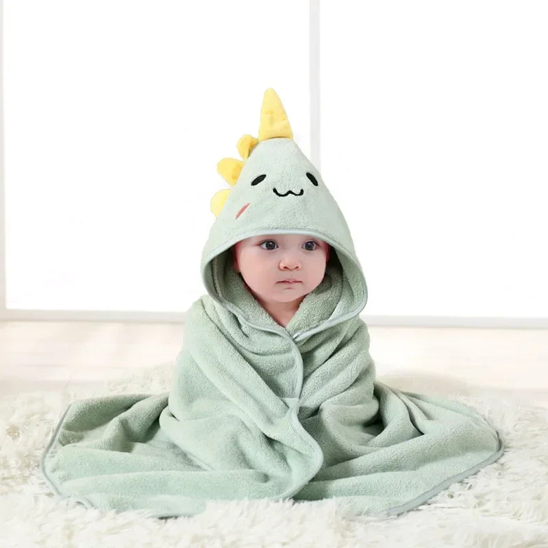 Cartoon Hooded Baby Bath Towel - infant2eleven