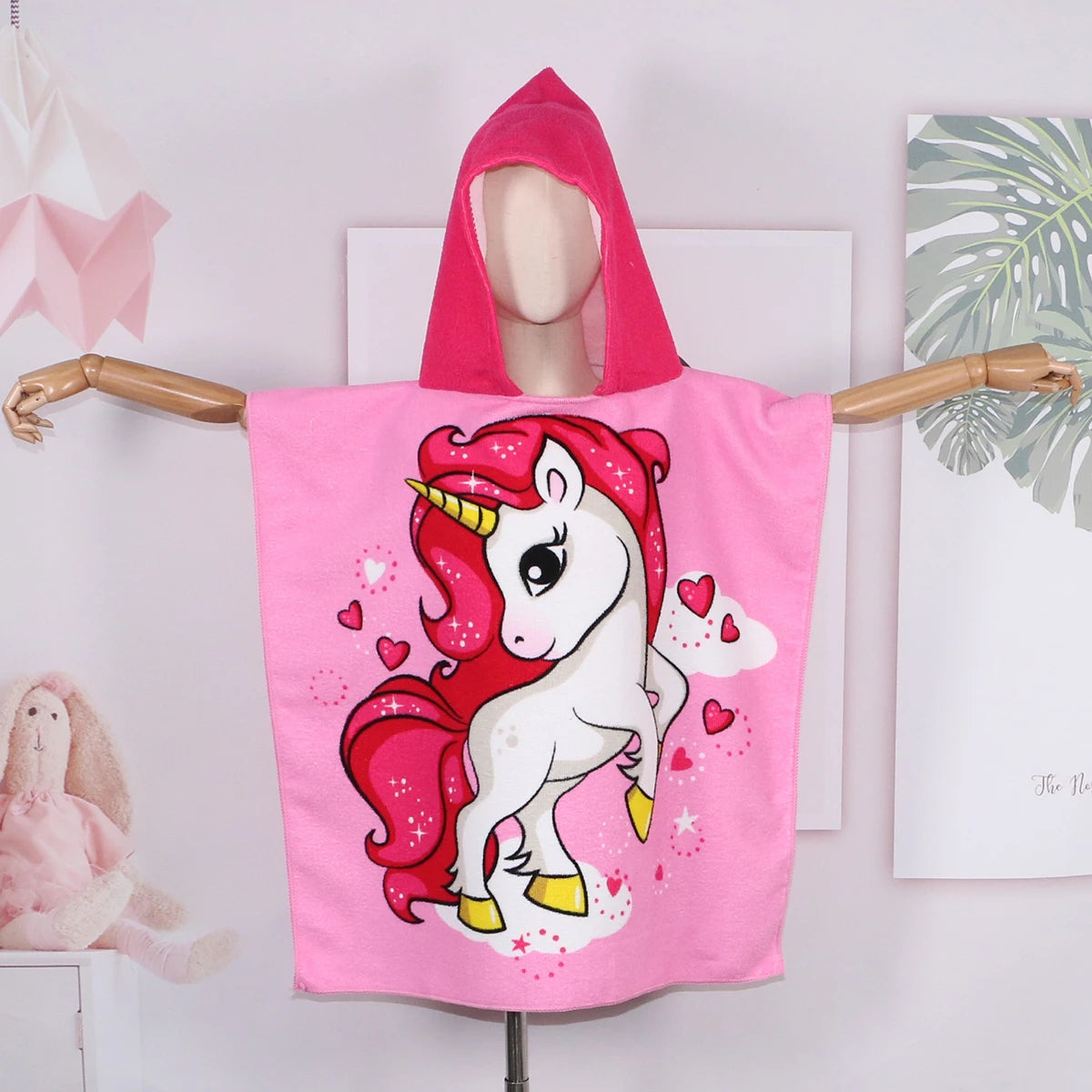 Cartoon Hooded Baby Bath Towel - infant2eleven