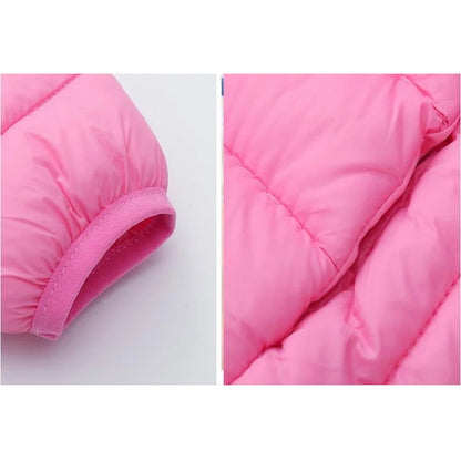 Lightweight Autumn Winter Coats with Hoodie... - infant2eleven