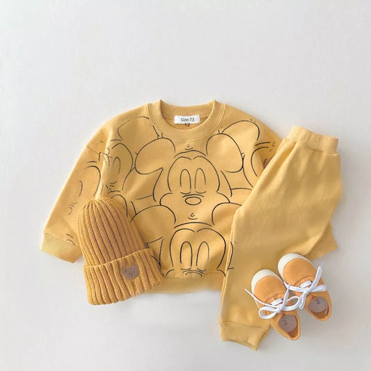 Cartoon Summer Baby Tracksuit Set - infant2eleven