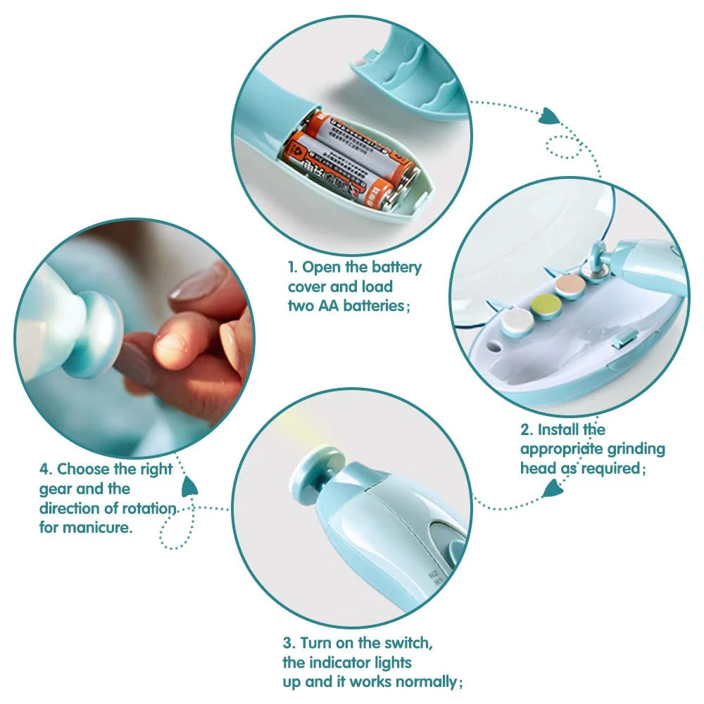 Electric Baby Nail Trimmer - infant2eleven