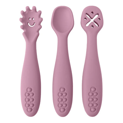 3PCS Baby Silicone Spoon Set - infant2eleven