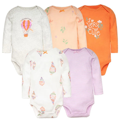 100% Cotton Newborn Cartoon Jumpsuits (5 Piece ) - infant2eleven