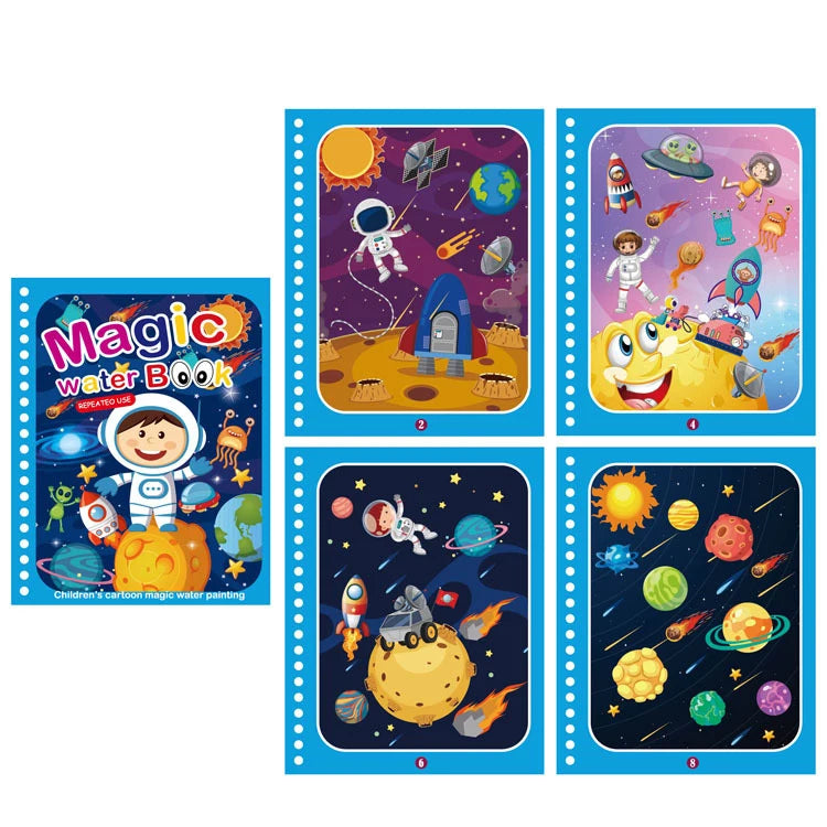 NEW Kids Magic Water Drawing Coloring Books - infant2eleven