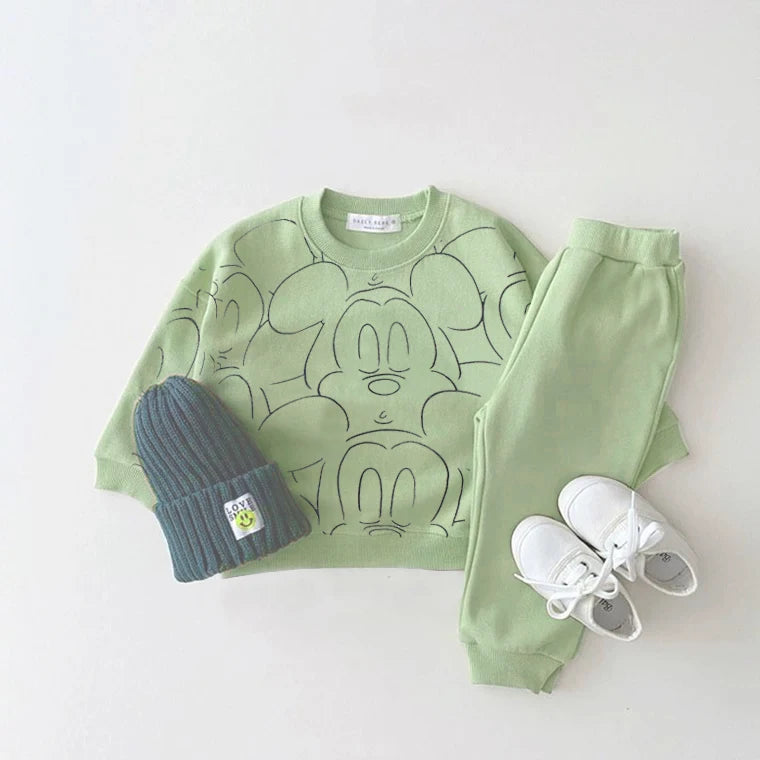 Cartoon Summer Baby Tracksuit Set - infant2eleven