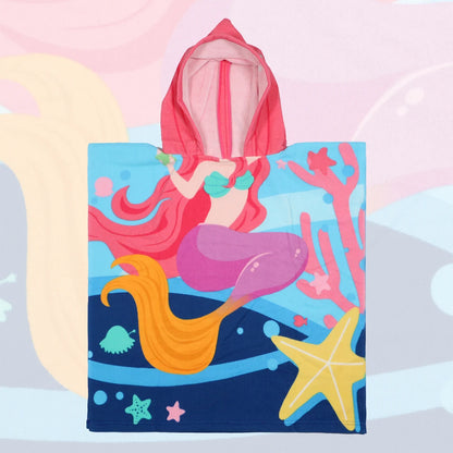 Cartoon Hooded Baby Bath Towel - infant2eleven