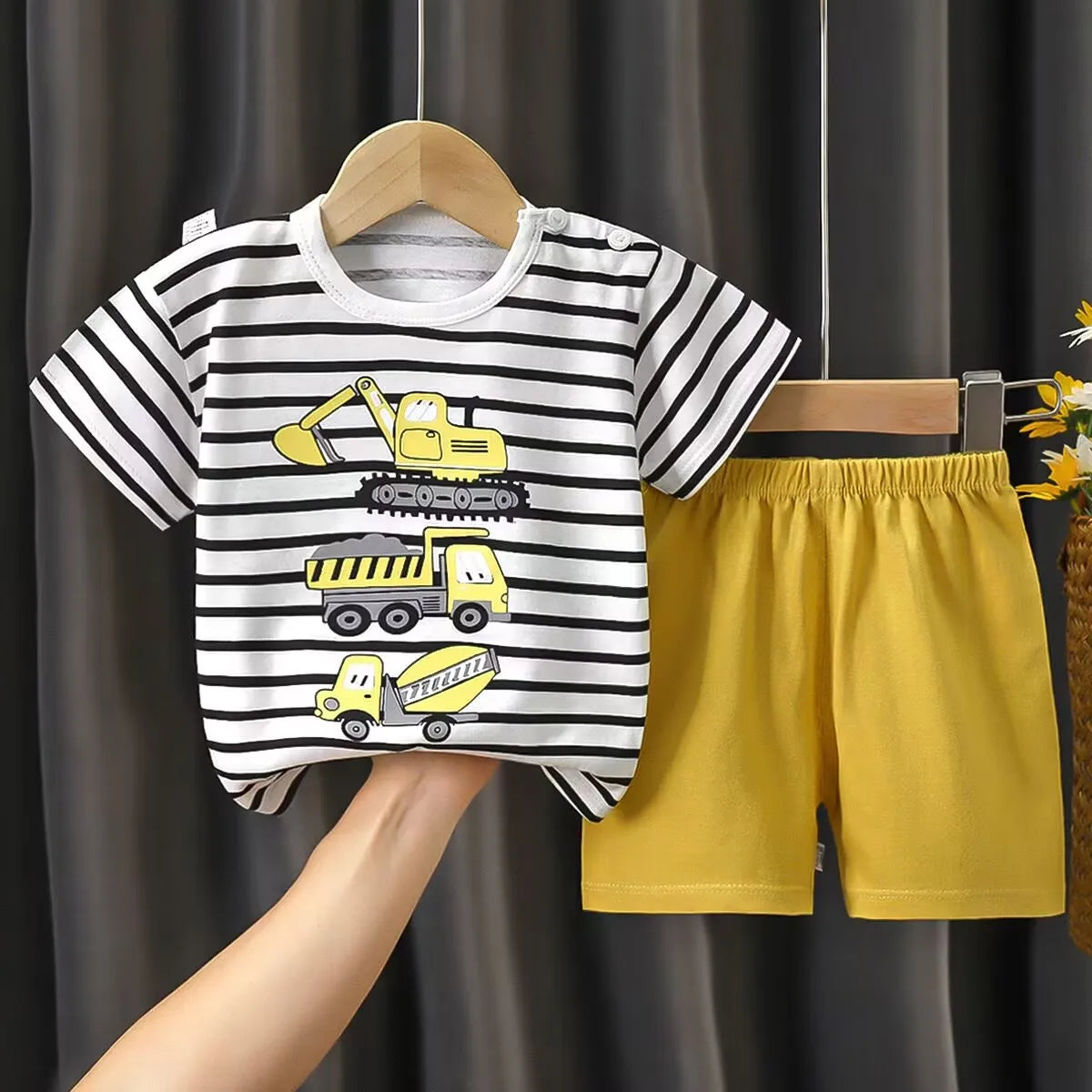 Summer Cartoon T-Shirt Set - infant2eleven