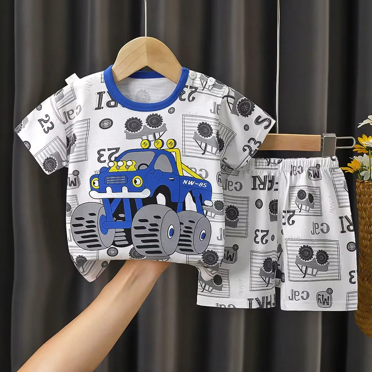 Summer Cartoon T-Shirt Set - infant2eleven
