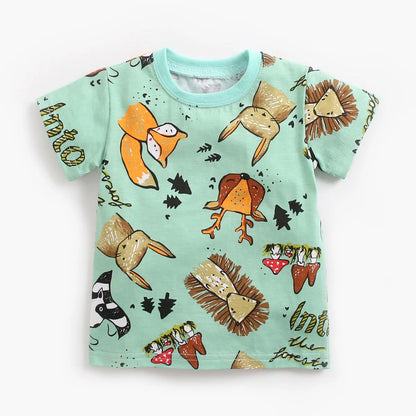 Summer Cartoon Boys T-Shirt Set - infant2eleven