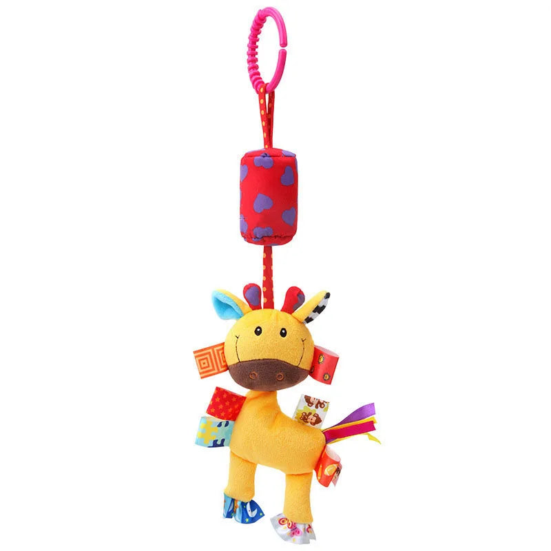Soft Animal Handbell Toys WIth Teether - infant2eleven