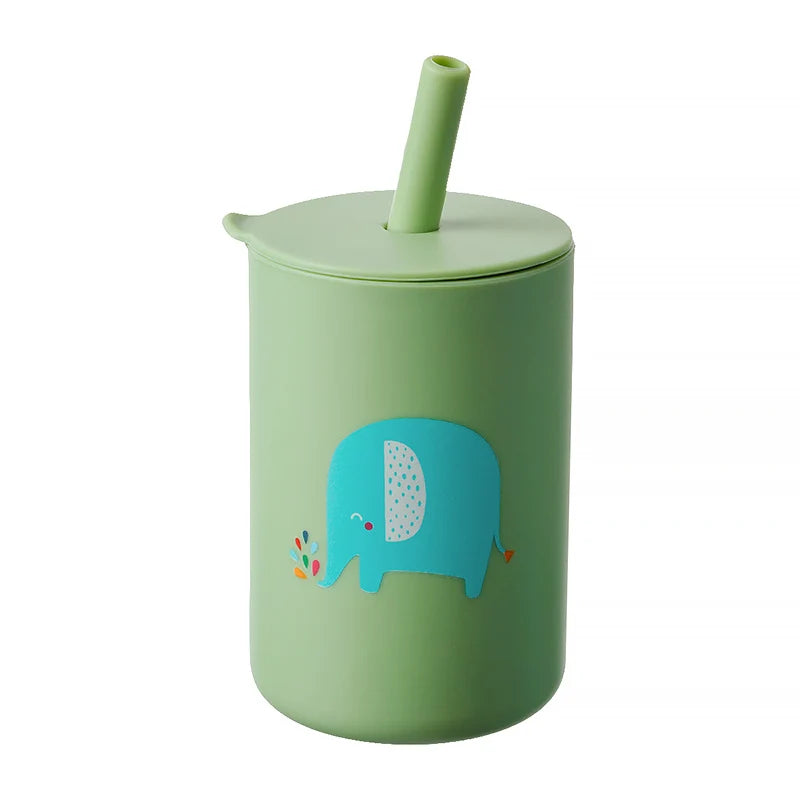 Silicone Baby Straw Cup - infant2eleven