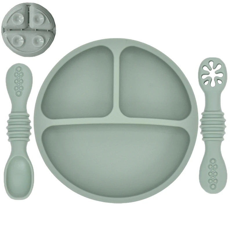 Silicone Baby Plate Set - infant2eleven