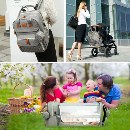 3-in-1 Diaper Backpack - infant2eleven