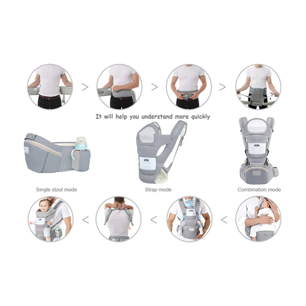 Ergonomic Baby Carrier Backpack - infant2eleven