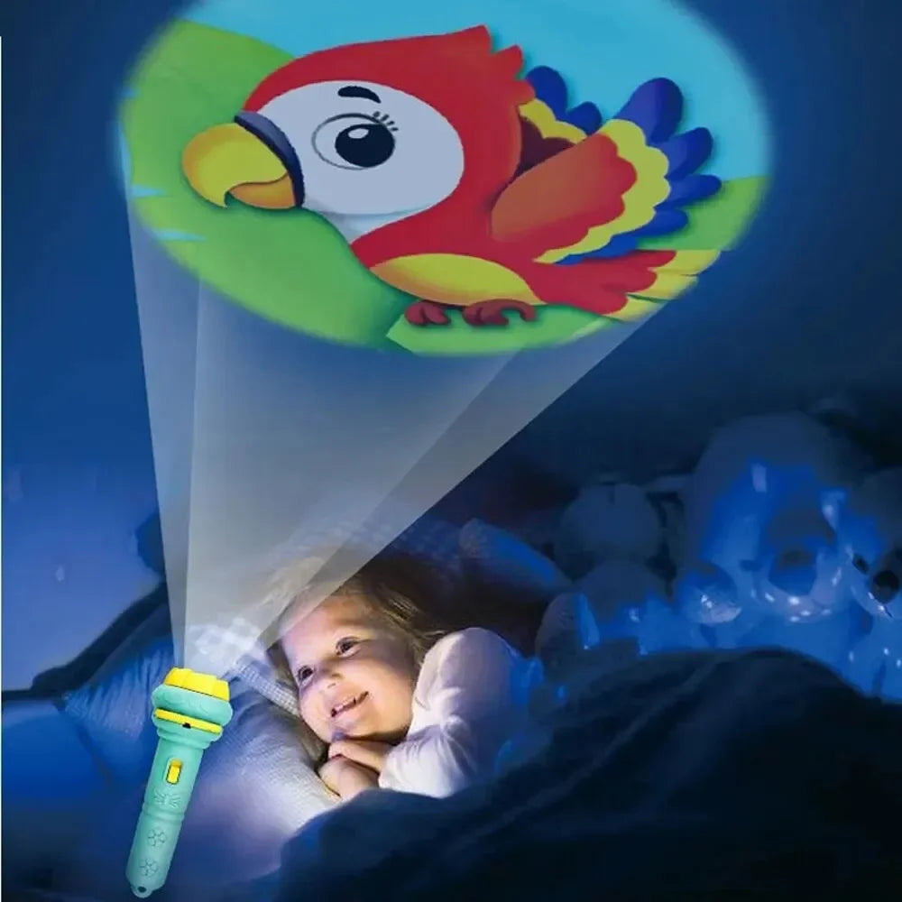 Cartoon Projection Flashlight - infant2eleven