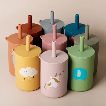 Silicone Baby Straw Cup - infant2eleven