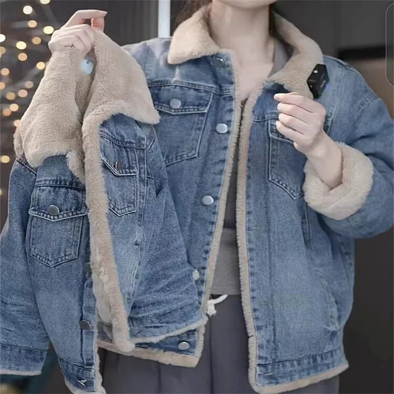 Children Warm Padded Denim Jacket - infant2eleven